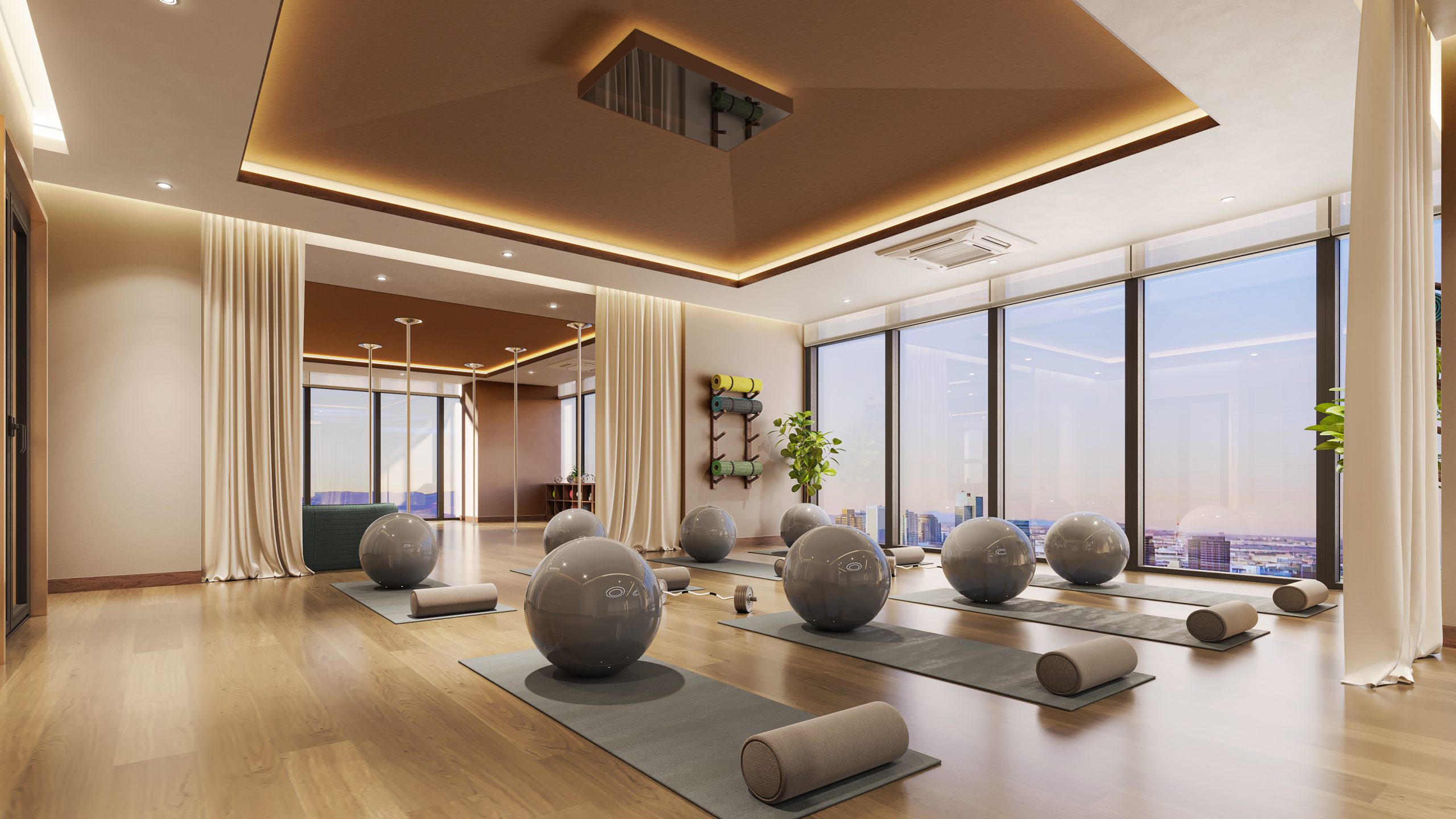 Khu vực Yoga Hoàng Huy New City