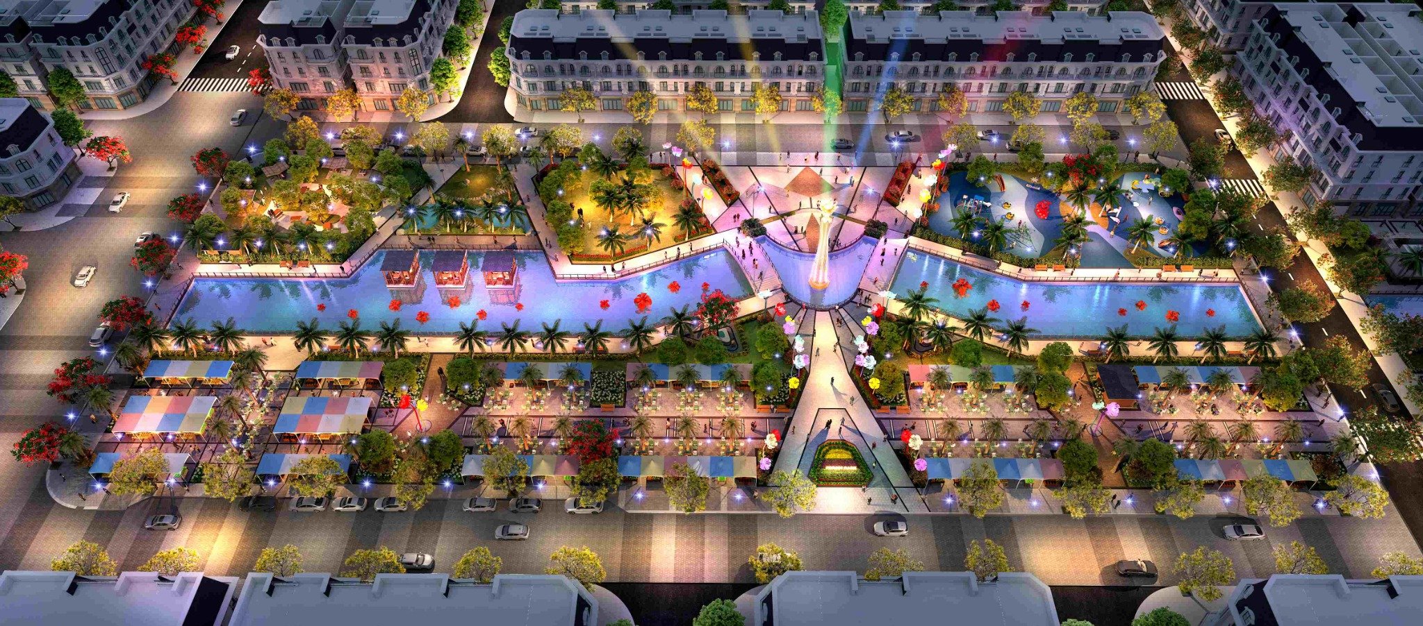 Phối cảnh dự án Hoàng Huy New City