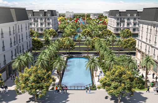 Phối cảnh dự án Hoàng Huy New City