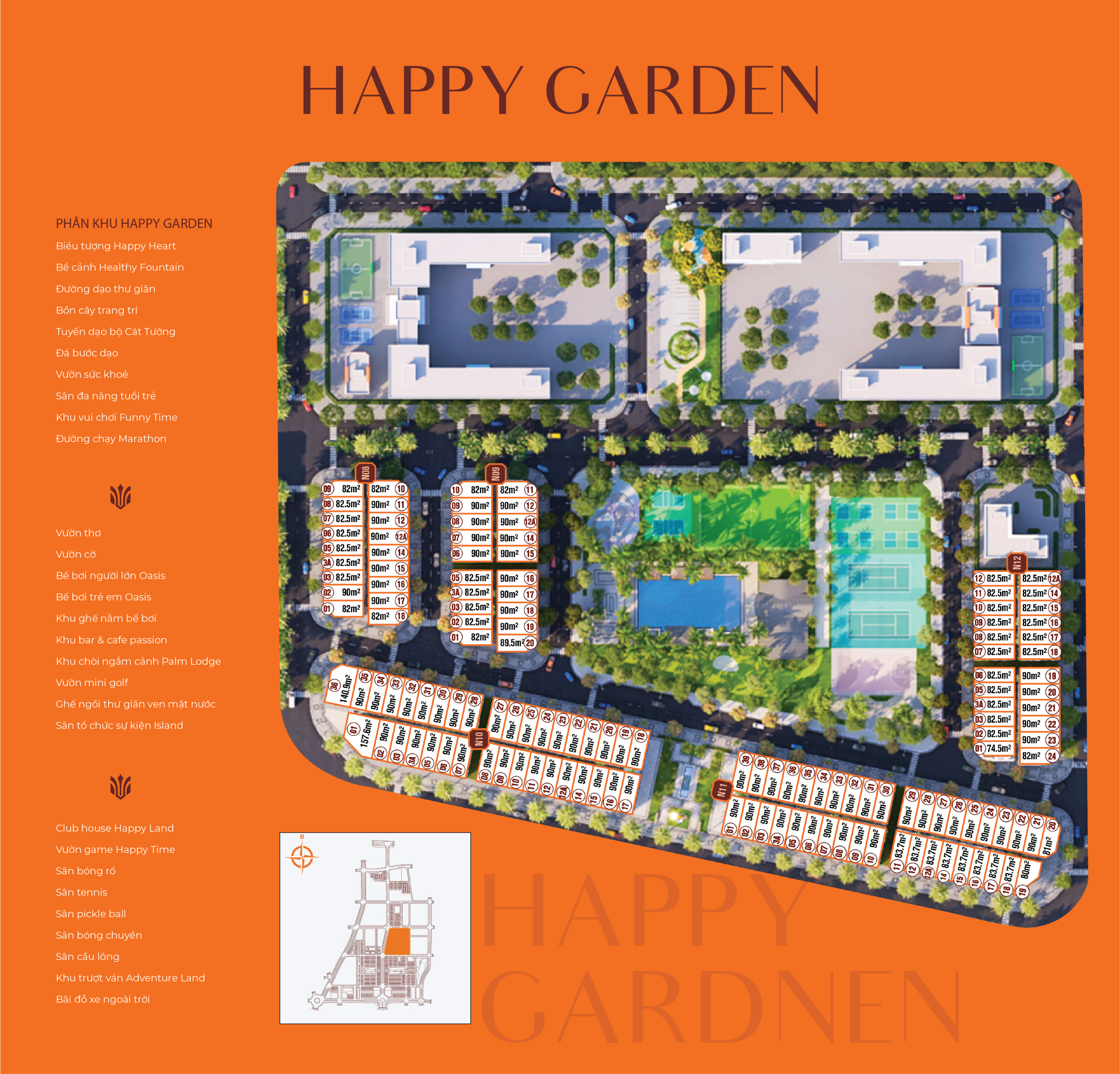 Sơ đồ phân lô Hoàng Huy New City