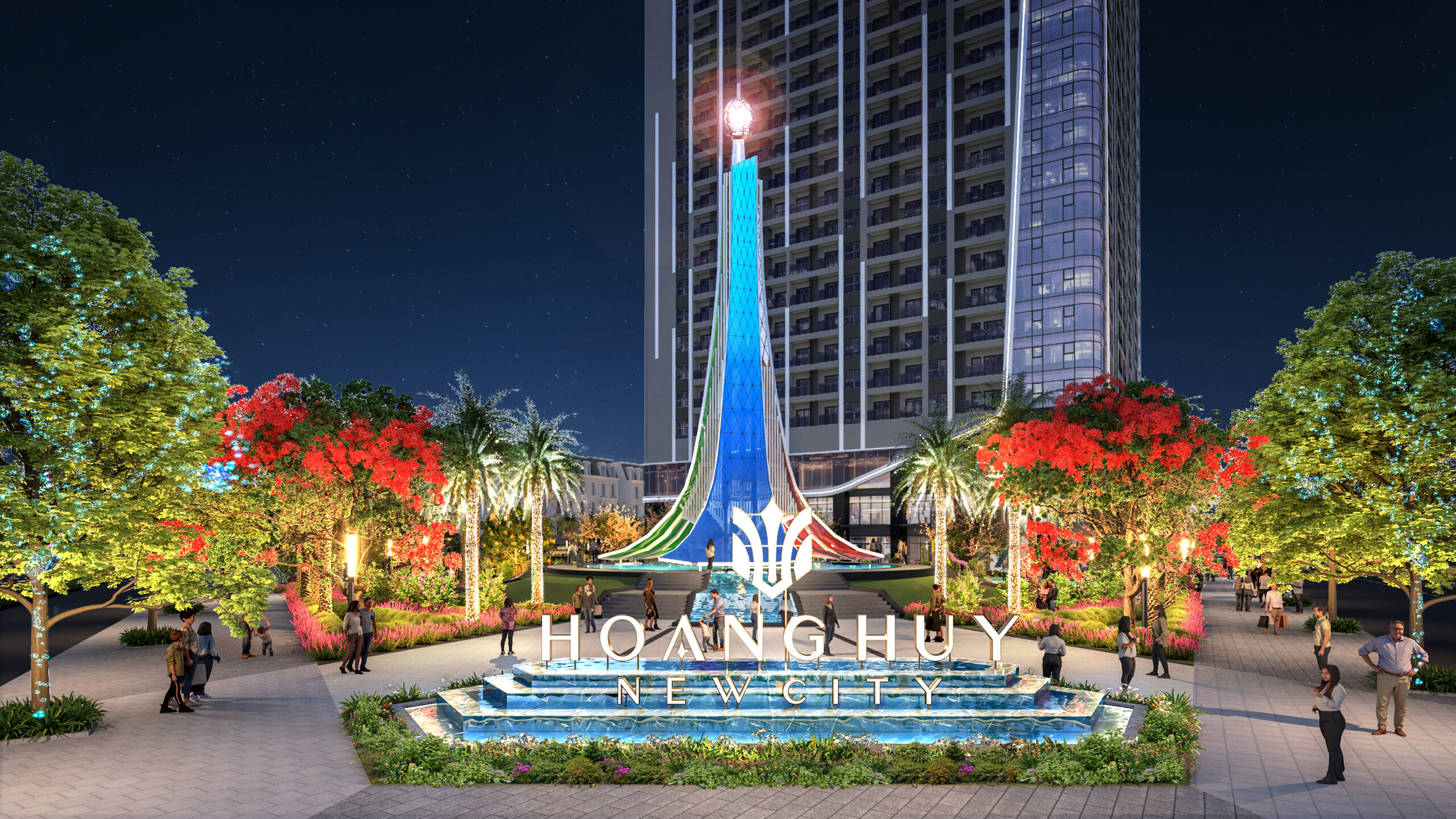 Phối cảnh dự án Hoàng Huy New City