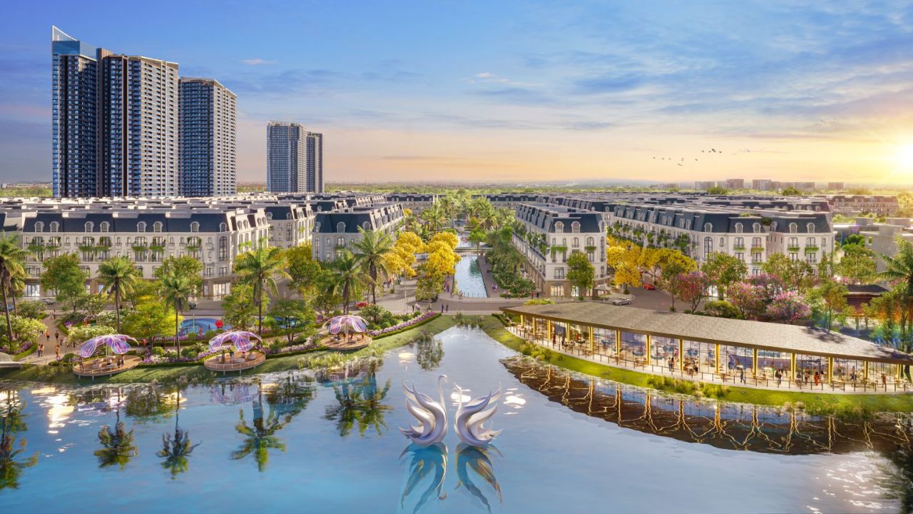 Khu đô thị Hoàng Huy New City — dự án có quy mô lớn nhất và đa dạng loại hình nhất tại Bắc Sông Cấm, Giai đoạn 1 đã bàn giao thực tế. Ảnh: Hoàng Huy Group