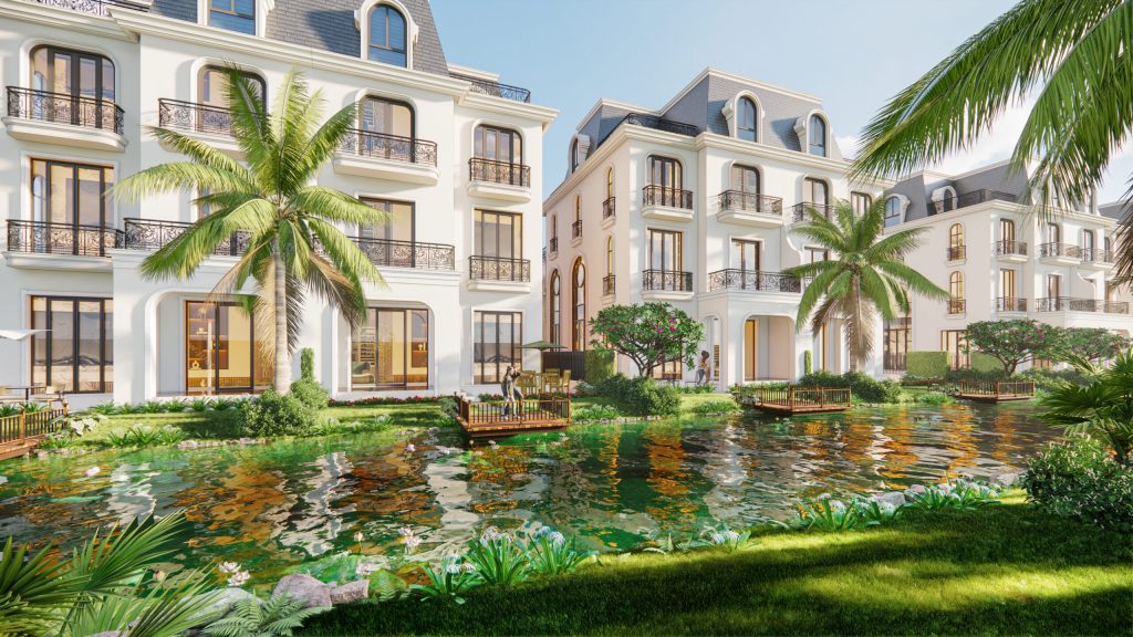 Biệt thự Kênh Phú Quý Hoàng Huy New City