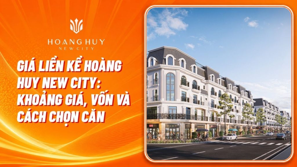 gia lien ke hoang huy new city