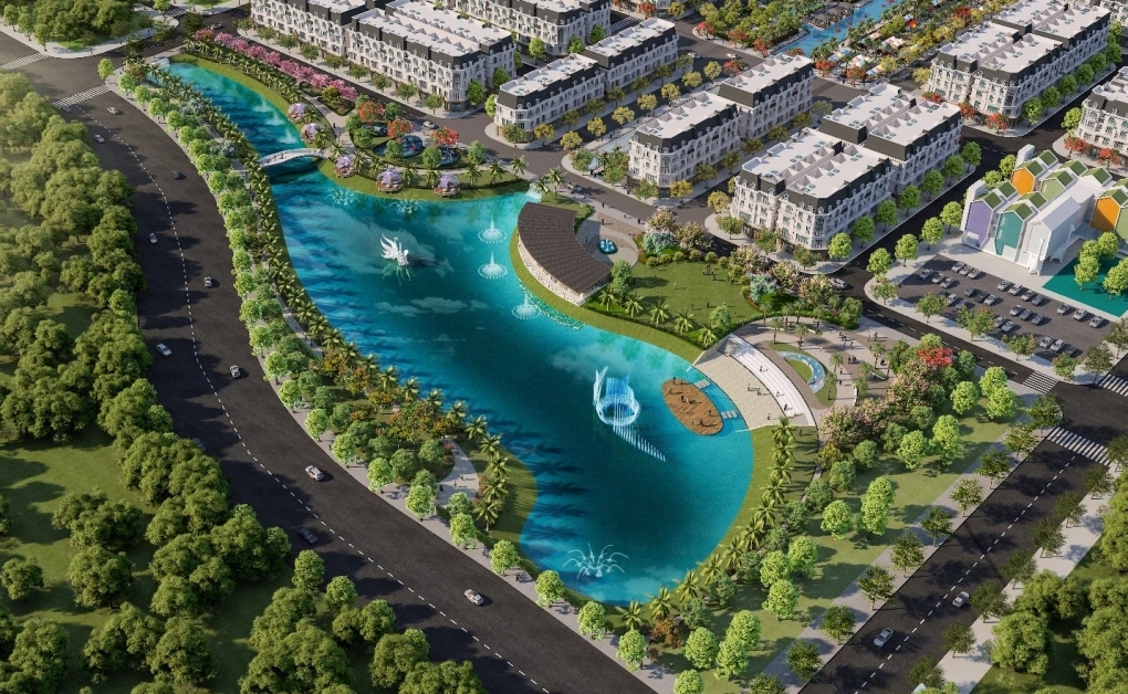 Phối cảnh khu thấp tầng Hoàng Huy New City khi lựa chọn sản phẩm mua bán