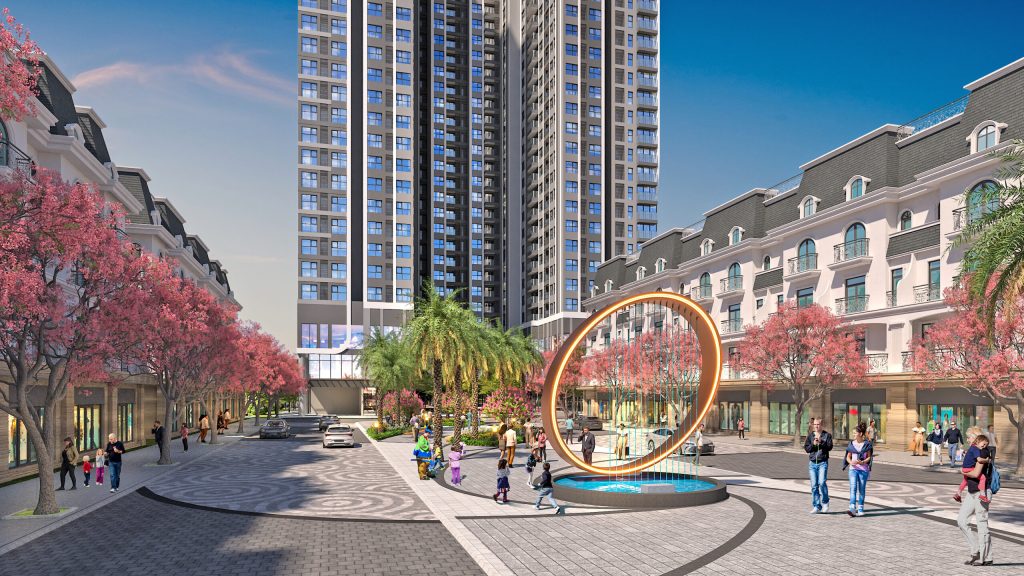 Có Nên Mua Chung Cư Tầng Áp Mái? 6 Điểm Cần Kiểm Tra 1 Phối cảnh tòa chung cư Hoàng Huy New City tham khảo khi cân nhắc căn tầng áp mái
